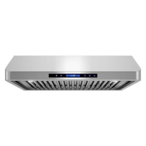 36 in. Haven Collection 500 CFM Ducted Under Cabinet Range Hood, Touch Controls, LED Lights, Stainless Steel