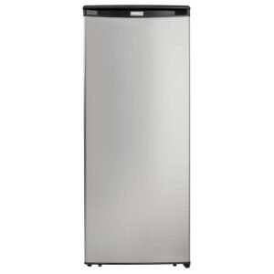 Designer Garage ready 8.5 cu. ft. Manual Defrost Upright Freezer in Stainless Steel