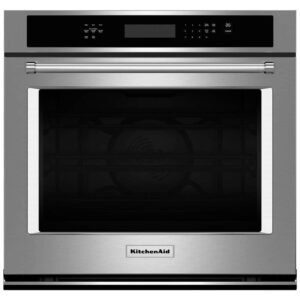 30 in. Single Electric Wall Oven Self-Cleaning with Convection in Stainless Steel