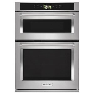 30 in. Electric Convection Wall Oven with Built-In Microwave and Powered Attachments in Stainless Steel