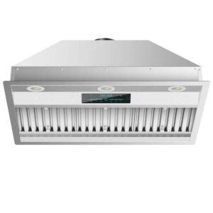 30 in. 900 CFM Convertible Ductless Insert Range Hood With 4 Speed Gesture Sensing, Charcoal Filter, Stainless Steel