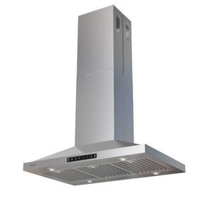 36 in 500CFM Convertible Island Range Hood in Stainless Steel with Gesture control and 4 LED Lights