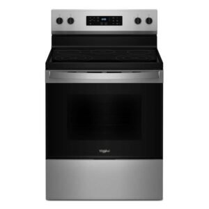 30 in. 5 Burner Element Freestanding Electric Range in Stainless Steel with Thermal
