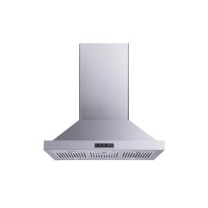 30 in. Convertible Island Mount Range Hood in Stainless Steel with Baffle Filters