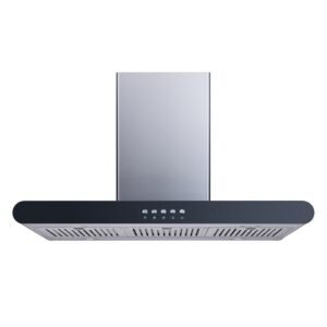 36 in. Convertible Island Mount Range Hood in Stainless Steel with Baffle Filters