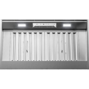 Monsoon I 36 in. 600 CFM Insert Mount Range Hood with LED Light in Stainless Steel