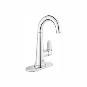 Veletto 4 in. Centerset Single-Handle Bathroom Faucet in StarLight Chrome