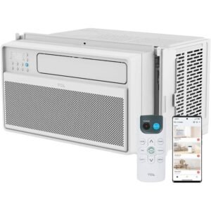12000 BTU Q-Series Smart Inverter Window AC, Ultra-Quiet, 38% Energy Saving, EZ Install, Open-able Window