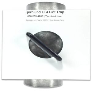 8.4 in. x 8 in x 10.1 in. Secondary Lint Trap for Dryers Booster Fans