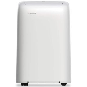 6,000 BTU Portable Air Conditioner Cools 250 Sq. Ft. with Dehumidifier and Remote Control in White