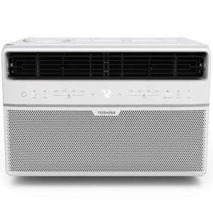 8,000 BTU 115-Volt Smart Wi-Fi Touch Control Window Air Conditioner with Remote forВ up toВ 350 sq. ft.В in White