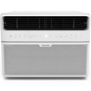 10,000 BTU 115-Volt Smart Wi-Fi Touch Control Window Air Conditioner with Remote for up to 450 sq. ft. in White
