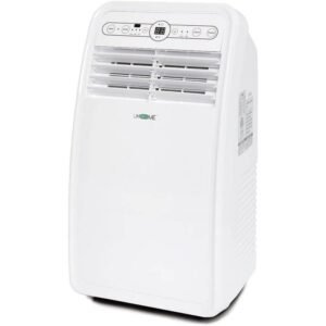 4,500 BTU (DOE) Portable Air Conditioner Cools 200 Sq. Ft. with Dehumidifier with Remote in White, 55dB Low Noise