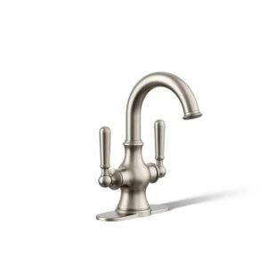 Capilano Monoblock 4 in. Centerset 2-Handle Bathroom Faucet in Vibrant Brushed Nickel