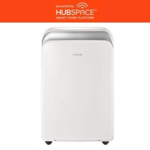 8,000 BTU 115-Volt Portable Air Conditioner for 350 sq. ft Rooms in White, Powered by Hubspace