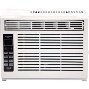 6,000 BTU 115V Window Air Conditioner Cools 250 Sq. Ft. with Dehumidifier, Remote and Digital Display in White