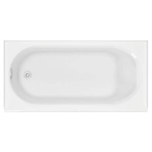 Princeton 60 in. x 30 in. Rectangular Soaking Bathtub with Left Hand Drain in White