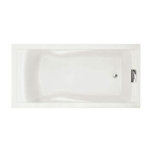 Evolution 72 in. x 36 in. Acrylic Soaking Bathtub with Reversible Drain in White