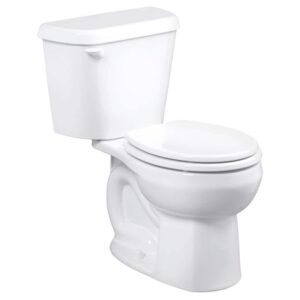 Cadet PRO 2-piece 1.28 GPF Single Flush Standard Height Round Toilet with 10 in. Rough-In in White