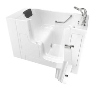 Gelcoat Premium 52 in. Right-Hand Walk-in Soaking Bathtub in White