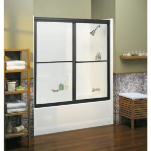 Everyday 60 in. x 32 in. x 76 in. 1-Piece Bath and Shower Kit with Right Drain in White