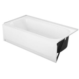 Maui Plus 60 in. x 32 in. Soaking Bathtub with Right Drain in White