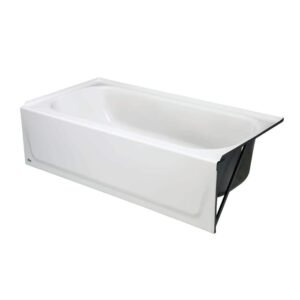 Maui 60 in. x 30 in. Soaking Bathtub with Right Drain in White