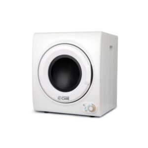 3.5 Cu. Ft. vented Front Load Stackable Electric Dryer in White with Stainless Steel Drum