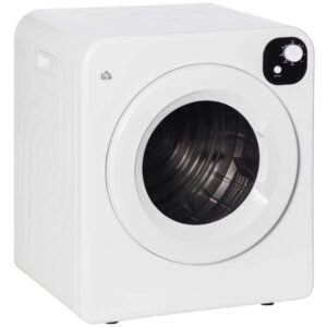 3.23 cu.ft. Compact vented Front Load Electric Laundry Dryer in White Compact Tumble Dryer with with Touch Screen Panel