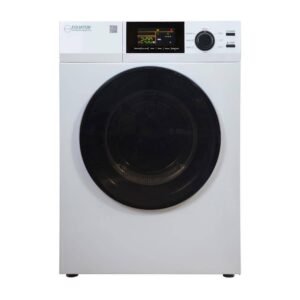 4 cu. ft. 18 lbs. 110-Volt vented Dryer Interior light, Reversible door in White