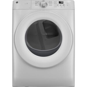 7.8 cu. ft. Capacity vented Smart Front Load Electric Dryer in White
