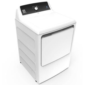 7.4 cu. ft. White Commercial Electric Dryer with Built-In Coinless Payment System