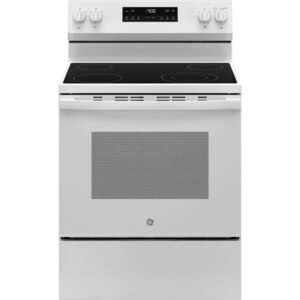 30 in. 4 Burner Element Free-Standing Electric Range in White