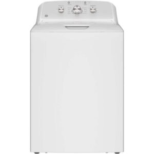 4.3 cu. ft. Top Load Washer in White with Dual Action Agitator and Sanitize with Oxi