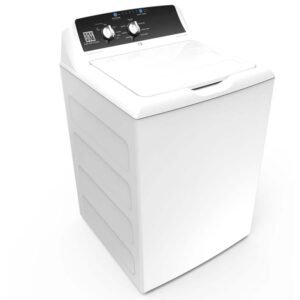 4.2 cu. ft. White Commercial Top Load Washer with Stainless Steel Basket w/Built-In Coinless Payment System