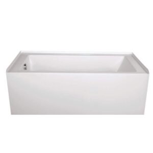Shannon 66 in. Acrylic Rectangular Alcove Air Bathtub in White