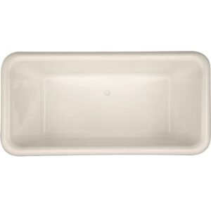 Donatello 66 in. Acrylic Flatbottom Air Bath Bathtub in White