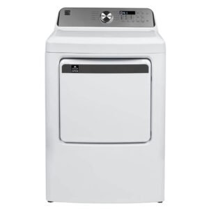 7.0 cu. ft. vented Front Load Electric Dryer in White with Wrinkle Guard, Energy Saver, Smart Sensor Drying System