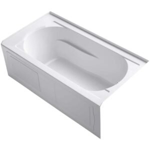 Devonshire 60 in. x 32 in. Rectangular Soaking Bathtub with Right-Hand Drain in White