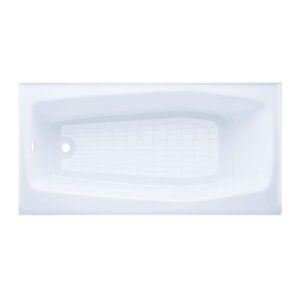 Villager 60 in. x 30.25 in. Soaking Bathtub with Left-Hand Drain in White