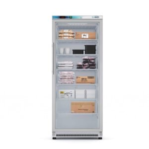 30 in. 21 cu. ft. Manual Defrost Upright Freezer Glass Door Commercial Reach Garage Ready in White