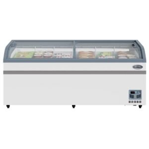 79 in. with 19 cu. ft. Capacity Manual Defrost Island Chest Freezer in White