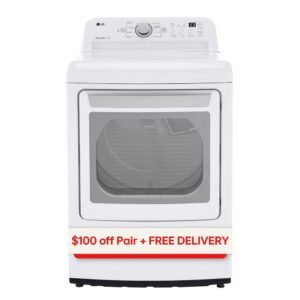 7.3 Cu. Ft. Vented Electric Dryer in White with Sensor Dry Technology