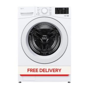 5.0 cu. ft. Stackable Front Load Washer in White with 6 Motion Cleaning Technology