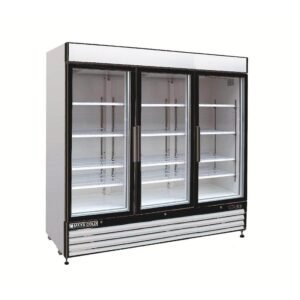 X-Series 72 cu. ft. Triple Door Commercial Upright Merchandiser Freezer in White