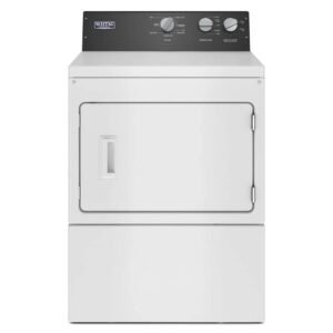 7.4 cu.ft. vented Front Load Gas Dryer in White with Premium Motor