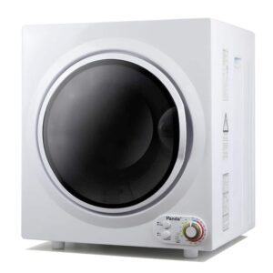 3.5 cu.ft. 110-Volt Compact Portable Electric Laundry Dryer, White and Black