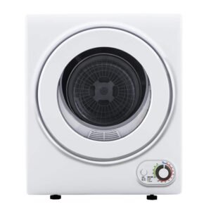 1.5 cu. ft. Vented Front Load Stackable Electric Compact Portable Laundry Dryer in White with Multiple Drying Modes