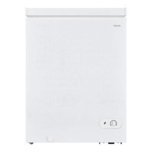 5.0 cu. ft. Manual Defrost Chest Freezer with LED Light in White Garage Ready
