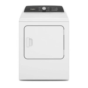 7 cu. ft. White Electric Top Load Moisture Sensing Dryer with Steam